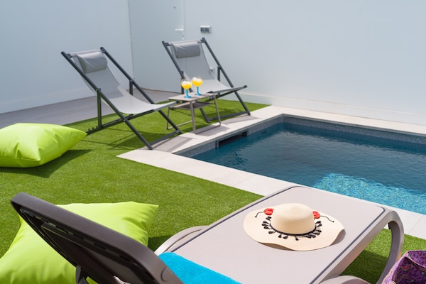 Foto van Chalet in Maspalomas met verwarmd zwembad - Vakantiehuis in San Bartolomé de Tirajana - terrace