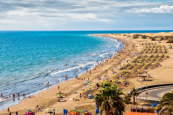 Foto van Chalet in Maspalomas met verwarmd zwembad - Vakantiehuis in San Bartolomé de Tirajana - Outdoor