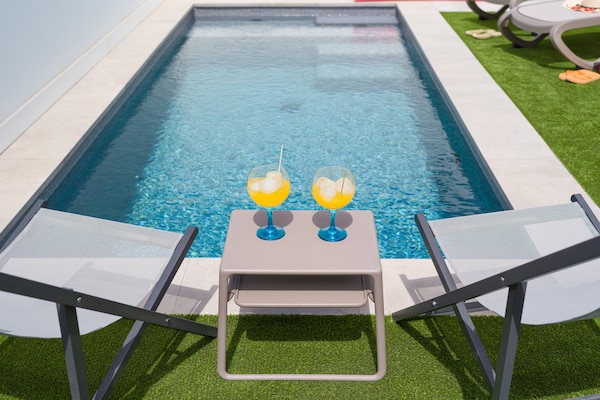 Foto van Chalet in Maspalomas met verwarmd zwembad - Vakantiehuis in San Bartolomé de Tirajana - terrace