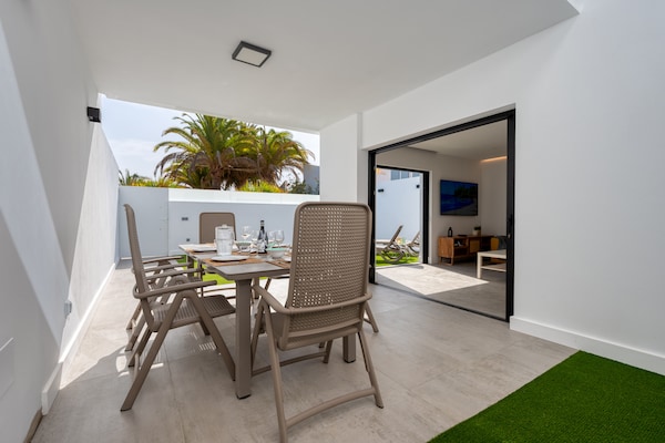 Foto van Chalet in Maspalomas met verwarmd zwembad - Vakantiehuis in San Bartolomé de Tirajana - terrace