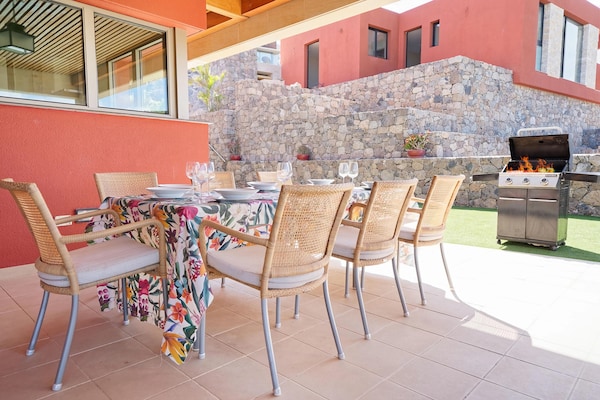 Foto van Villa op Eilanden in de buurt van Seabeach - Vakantiehuis in San Bartolomé de Tirajana, Maspalomas, Gran Canaria - TerraceBalcony