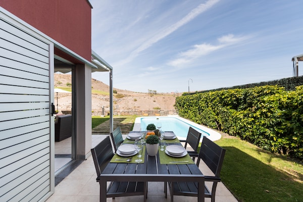 Foto van Villa in Salobre Golf met privézwembad - Vakantiehuis in San Bartolomé de Tirajana - terrace