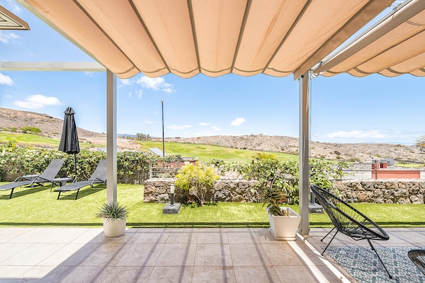 Foto van Villa bij Salobre Golf met privézwembad - Vakantiehuis in San Bartolomé de Tirajana - Outdoor
