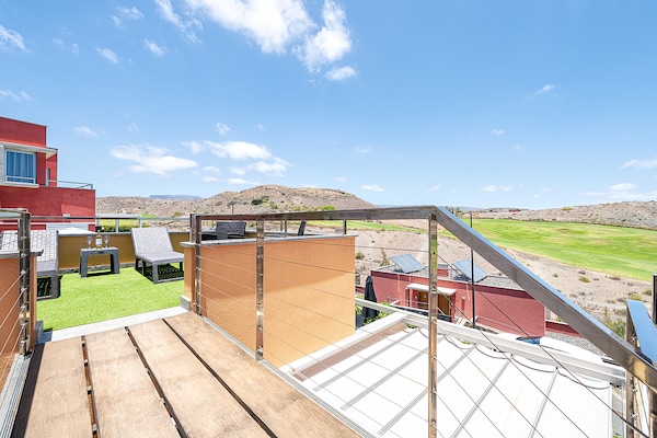 Foto van Villa bij Salobre Golf met privézwembad - Vakantiehuis in San Bartolomé de Tirajana - terrace