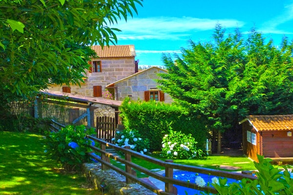Foto van Villa in A Lama bij Rías Baixas Stranden - Vakantiehuis in A Lama - ExteriorSummer