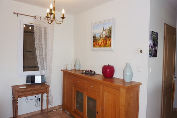 Foto van Villa met privézwembad, uitzicht op de Ventoux - Vakantiehuis in Saint Paul trois Chateaux - LivingRoom
