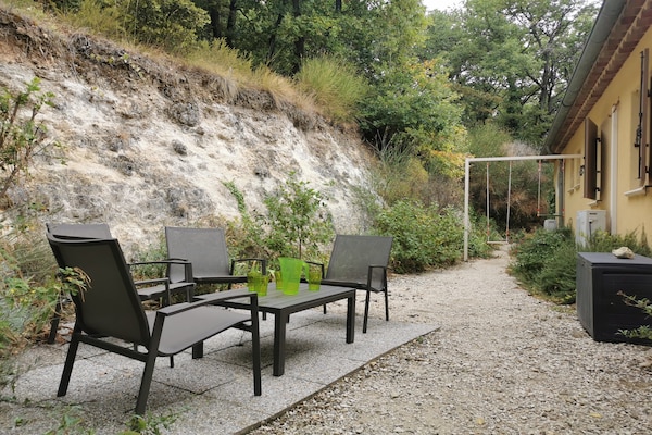 Foto van Villa met privézwembad, uitzicht op de Ventoux - Vakantiehuis in Saint Paul trois Chateaux - GardenSummer