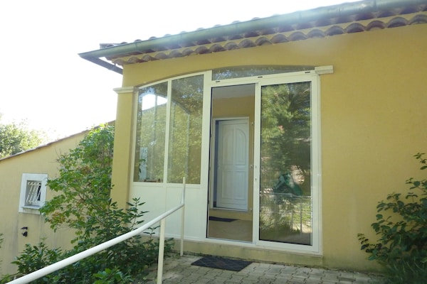 Foto van Villa met privézwembad, uitzicht op de Ventoux - Vakantiehuis in Saint Paul trois Chateaux - HallReception