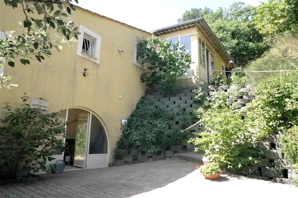 Foto van Villa met privézwembad, uitzicht op de Ventoux - Vakantiehuis in Saint Paul trois Chateaux - ExteriorSummer