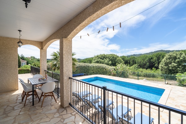 Foto van Familievilla in wijnstreek - Vakantiehuis in Félines Minervois - TerraceBalcony