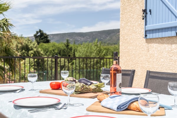 Foto van Familievilla in wijnstreek - Vakantiehuis in Félines Minervois - Ambiance