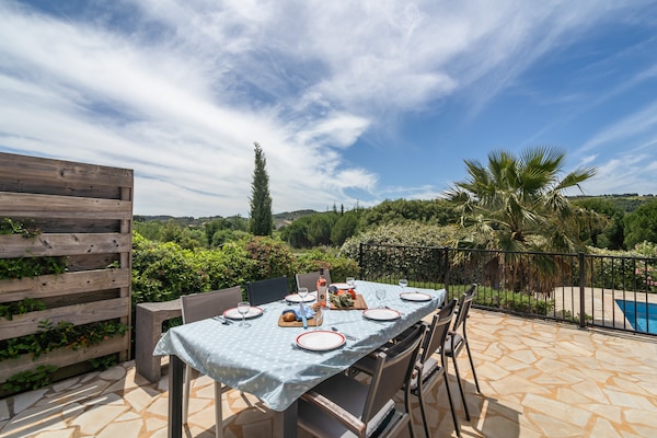 Foto van Familievilla in wijnstreek - Vakantiehuis in Félines Minervois - TerraceBalcony