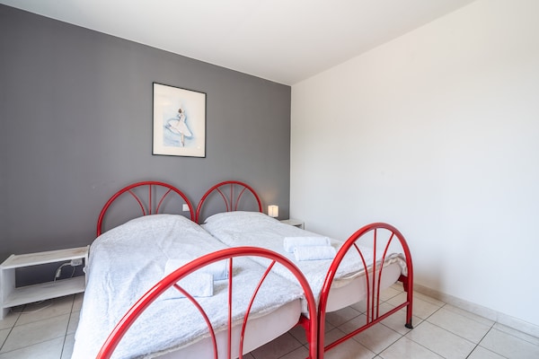 Foto van Moderne villa met verwarmd zwembad - Vakantiehuis in Beaufort - BedRoom