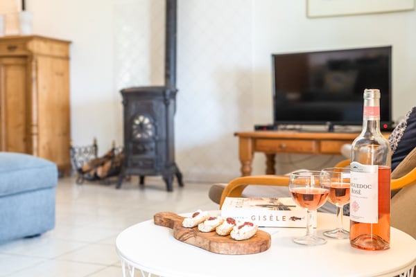 Foto van Moderne villa met verwarmd zwembad - Vakantiehuis in Beaufort - Ambiance