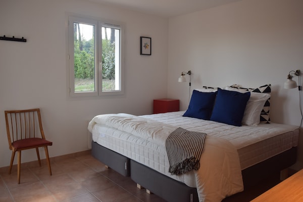 Foto van Villa op de heuvel met zwembad, Joyeuse - Vakantiehuis in Joyeuse - BedRoom