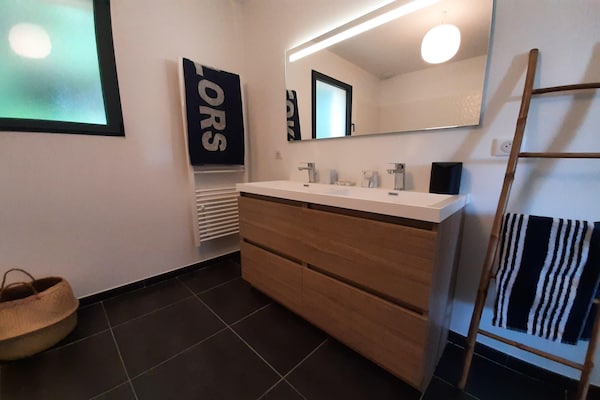 Foto van Elegante villa in Sainte Valière - Vakantiehuis in SAINTE VALIERE - BathRoom