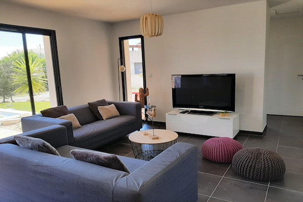 Foto van Elegante villa in Sainte Valière - Vakantiehuis in SAINTE VALIERE - LivingRoom
