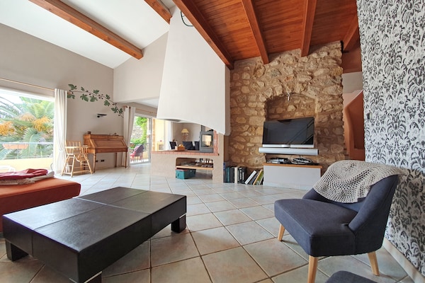Foto van Blijf, Saint-André-de-Roquelongue - Vakantiehuis in Saint-André-de-Roquelongue - LivingRoom