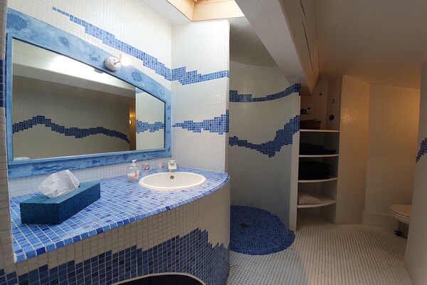 Foto van Blijf, Saint-André-de-Roquelongue - Vakantiehuis in Saint-André-de-Roquelongue - BathRoom