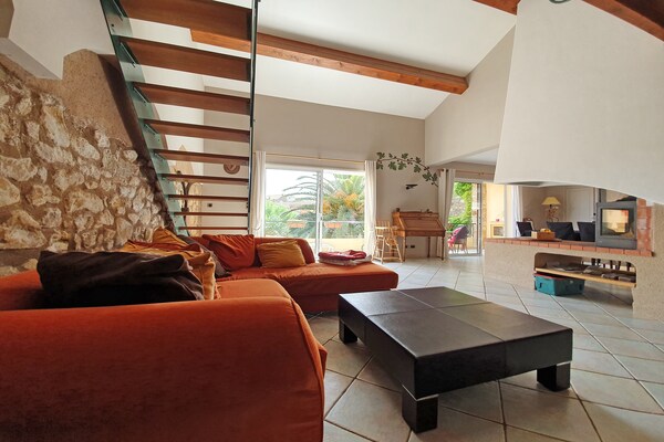 Foto van Blijf, Saint-André-de-Roquelongue - Vakantiehuis in Saint-André-de-Roquelongue - LivingRoom