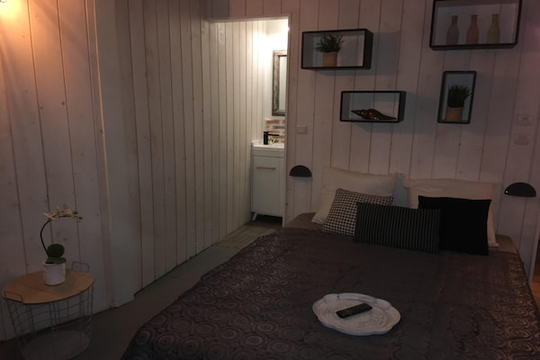 Foto van Villa in Nuaillé-d'Aunis met sauna, bubbelbad en barbecue - BedRoom