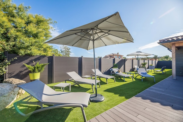 Foto van Verblijf in Lecci met verwarmd zwembad - Vakantiehuis in Porto-Vecchio - GardenSummer