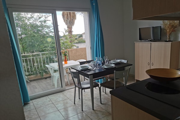 Foto van Appartement op Corsica met zwembad voor 4 personen - DiningRoom
