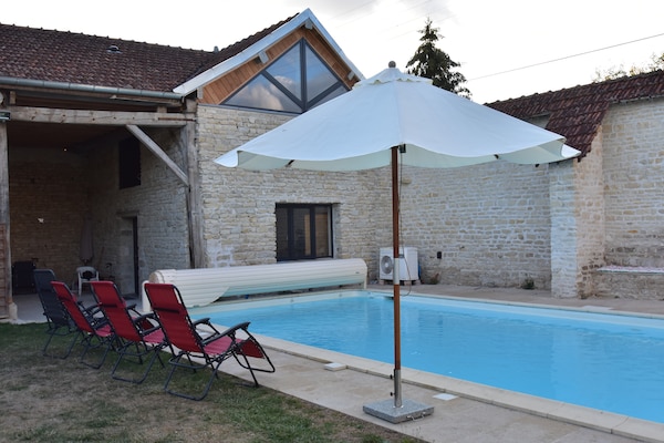 Foto van Villa met spa en zwembad - Vakantiehuis in Villiers-Les-Moines - PoolOfHouse
