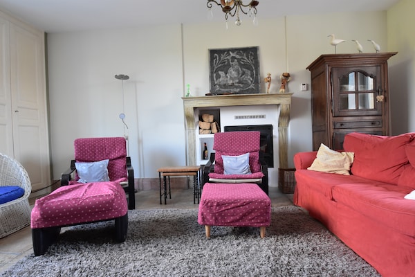 Foto van Villa met spa en zwembad - Vakantiehuis in Villiers-Les-Moines - LivingRoom