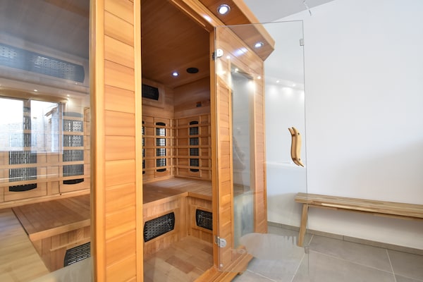 Foto van Villa met spa en zwembad - Vakantiehuis in Villiers-Les-Moines - Wellness
