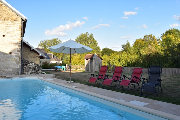 Foto van Villa met spa en zwembad - Vakantiehuis in Villiers-Les-Moines - Ambiance