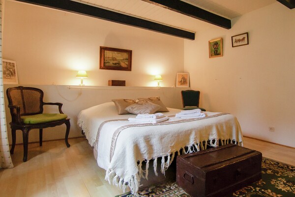 Foto van Herenhuis in Bourgnac met tuin - Vakantiehuis in Bourgnac - BedRoom