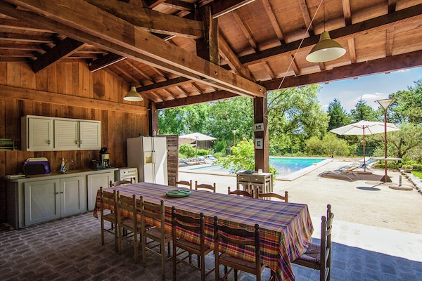Foto van Herenhuis in Bourgnac met tuin - Vakantiehuis in Bourgnac - TerraceBalcony
