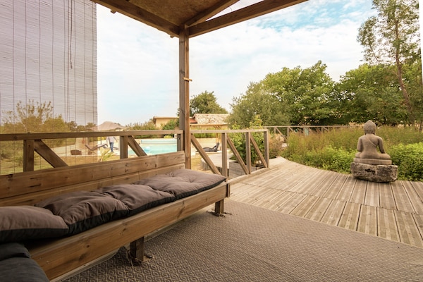 Foto van Villa in Saint-Nexans met verwarmd privézwembad - Vakantiehuis in Saint-Nexans - ViewSummer