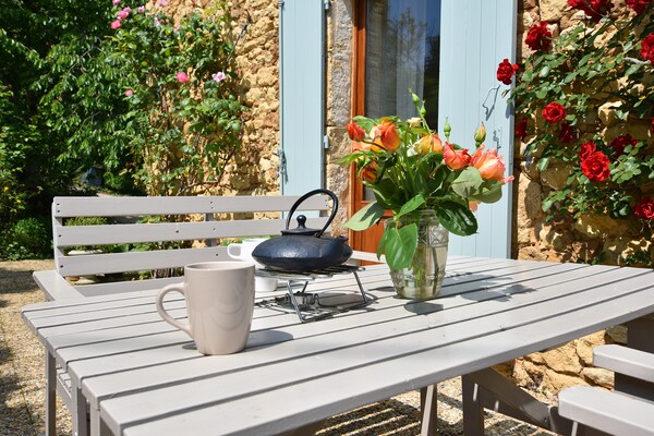 Foto van Loubejac Tuin Ontsnapping - Vakantiehuis in Loubéjac - TerraceBalcony