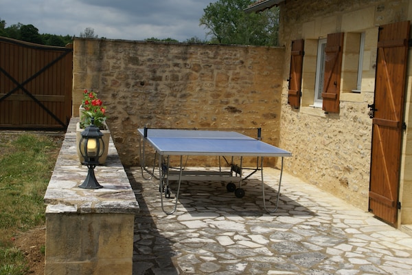Foto van Vakantiehuis met zwembad, omheinde tuin - Vakantiehuis in Saint Pompon - Facilities