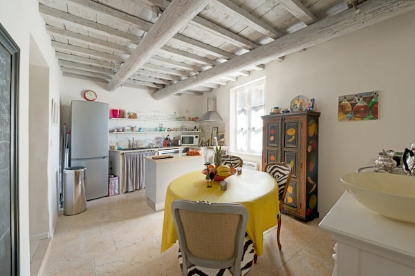 Foto van Appartement met verwarmd zwembad in Uzès - Vakantiehuis in Uzès - Kitchen