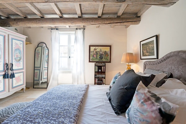 Foto van Appartement met verwarmd zwembad in Uzès - Vakantiehuis in Uzès - BedRoom