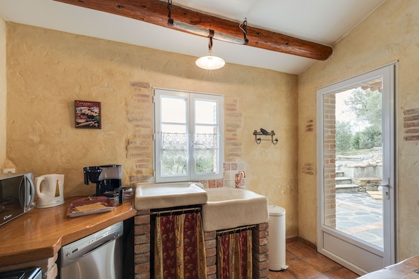 Foto van Villa in Les Mages met zwembad - Vakantiehuis in Les Mages - Kitchen