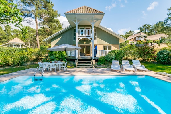 Foto van Villa voor 6 personen met zwembad - Vakantiehuis in Lacanau - ExteriorSummer