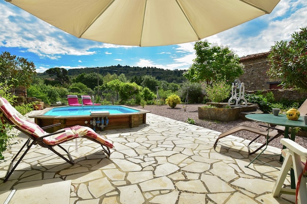Foto van Vakantiehuis in Félines-Minervois met Zwembad - Vakantiehuis in Félines-Minervois - PoolOfHouse