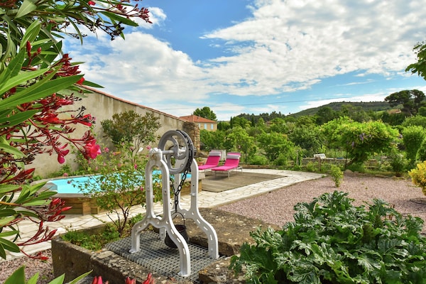 Foto van Vakantiehuis in Félines-Minervois met Zwembad - Vakantiehuis in Félines-Minervois - PoolOfHouse