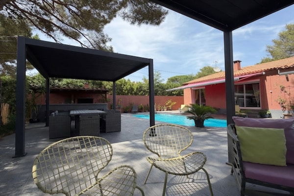 Foto van Charmante villa voor 6 personen in Agde - Vakantiehuis in Agde - ExteriorSummer