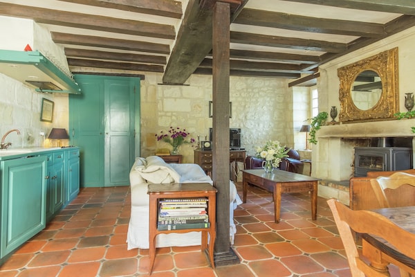 Foto van Schuilplaats aan de rivier in Cinais - Vakantiehuis in Cinais - Kitchen