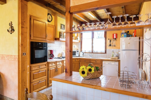Foto van Vakantiehuis met zwembad - Vakantiehuis in Ste-Eulalie en Born - Kitchen