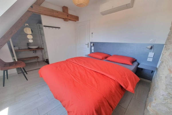 Foto van Prachtig gerenoveerde villa voor 10 gasten - Vakantiehuis in Couzou - BedRoom