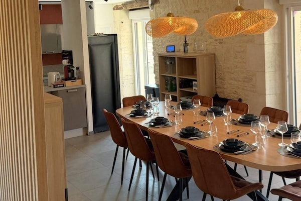 Foto van Prachtig gerenoveerde villa voor 10 gasten - Vakantiehuis in Couzou - DiningRoom
