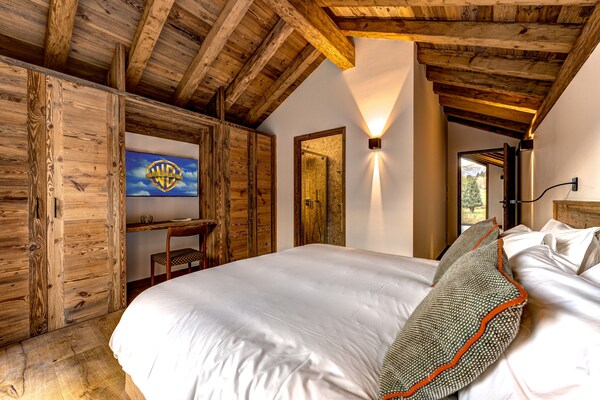 Foto van Luxe chalet met 5 slaapkamers, zwembad en sauna - Vakantiehuis in Chamonix-Mont-Blanc - BedRoom