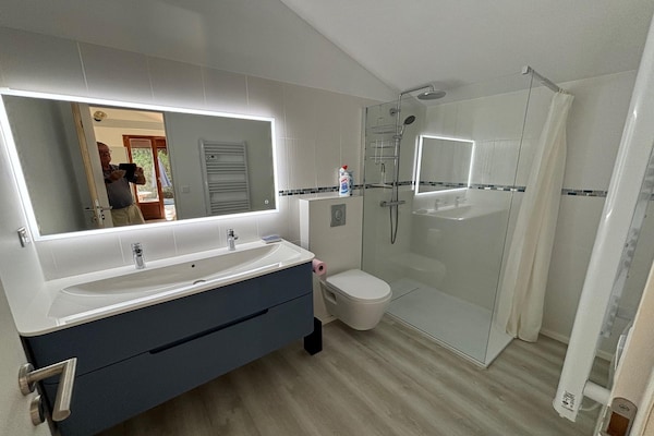 Foto van Villa met privézwembad en jeu de boulesbaan - Vakantiehuis in Sanary-sur-Mer - BathRoom