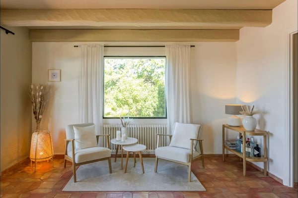 Foto van Villa in Cavalaire met Zeezicht & Zwembad - Vakantiehuis in Cavalaire sur Mer - LivingRoom